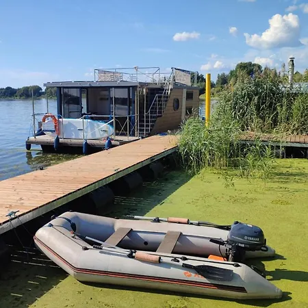 Houseboat Water King Plywajacy Dom Na Wodzie Lodz Hausboot 7 Os