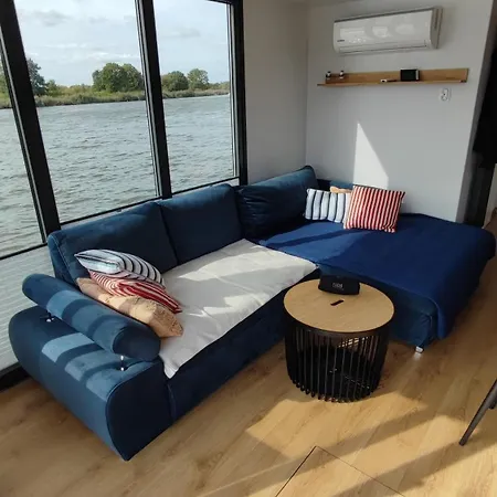 Houseboat Water King Plywajacy Dom Na Wodzie Lodz Hausboot 7 Os *