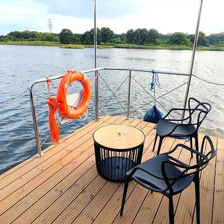 Houseboat Water King Plywajacy Dom Na Wodzie Lodz Hausboot 7 Os