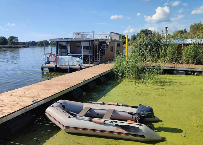 Houseboat Water King Pływający Dom Na Wodzie łódź Hausboot 7 Os