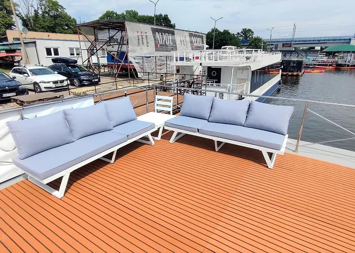 Houseboat Water King Plywajacy Dom Na Wodzie Lodz Hausboot 7 Os *
