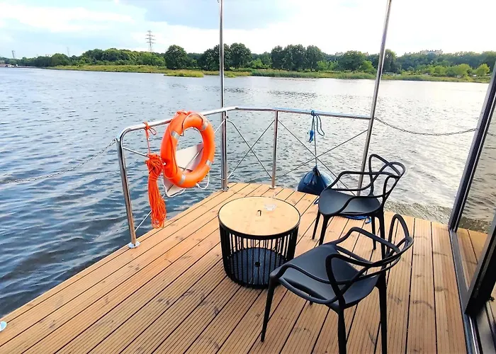 Houseboat Water King Plywajacy Dom Na Wodzie Lodz Hausboot 7 Os